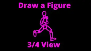 Drawing a Figure in 3/4 View with Basic Shapes