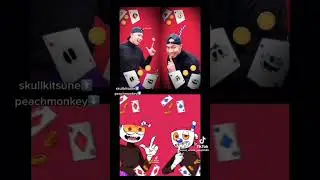 Evil Cuphead and Vile Mugman Hahaha Meme