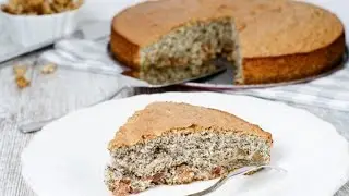 Пирог с маком и грецкими орехами