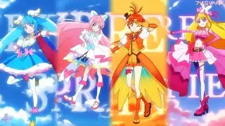 Hirogaru Sky Precure - Quartet Transformation (FANMADE)