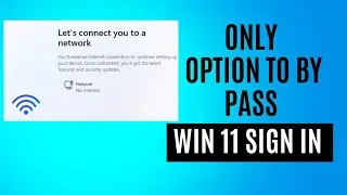 How to BYPASS WINDOWS 11 Log in with Email