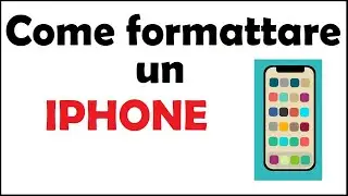come formattare iphone