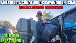 AMERİKA’DA GÜNLÜK 1000 $ KAZANIYORUM! Havaalanı İşim ve Tüm Günlük Ne Kadar Kazandım / Harcadım? 🇺🇸