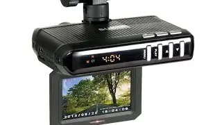 Демонстрация работы GPS навигатора GR4 с антирадаром и регистратором