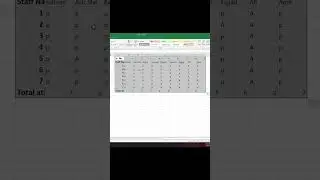 Ms Excel tips and tricks #shorts