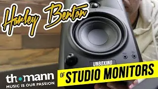 Swissonic A204BT budget studio monitors unboxing #swissonic #harleybenton #studiomonitors