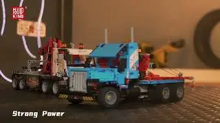 Mould King 15027 - Technik RC LKW Schwerlast Abschleppwagen - 938 Klemmbausteine