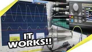 Simple Half Wave Rectifier Circuit with a USB oscilloscope