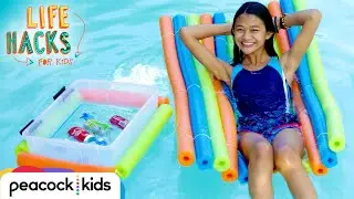 Relax By The Pool Hacks | LIFE HACKS FOR KIDS | DIY 