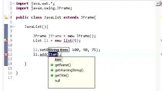 How To Create List Application In Java