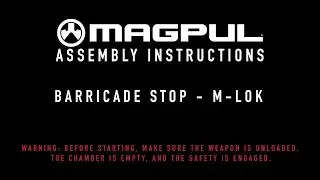 Magpul Instructions - Barricade Stop MLOK