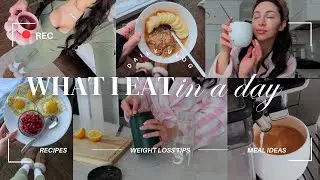 What I Eat in a Day | How I lost 24 lbs in 3 months! 🥬🍋🍳