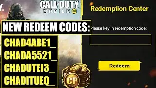 *NEW* Codm 4 Redeem Codes Free CP Points Ring