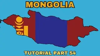 Mongolia - World Flag Map Tutorial [Part 54] [Minecraft]