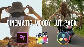 FREE Cinematic Moody LUTs V3 II Moody Colour Grading || FCPX, Premiere Pro, Da Vinci || 2022