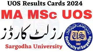 MA MSc 2nd Annual 2023 Result Cards Sargodha University | MA MSc Results 2024 UOS