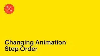 Changing Animation Step Order in Readymag