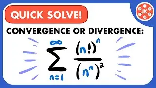Convergence of ∑(n!)^n/(n^n)² Using the Root Test | JK Math