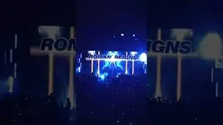 Roman Reigns Entrance at WWE Live Paris April 2022