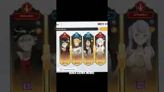 Lineup Black Clover Mobile 🍀 #asta #Julius #noelle #lotus #blackclover #blackclovermobile2023