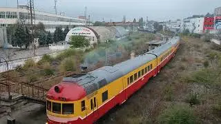 TE33AC-3002 & Д1-798/708 [CFM] Грузовой и пригородный поезд | Freight and suburban train