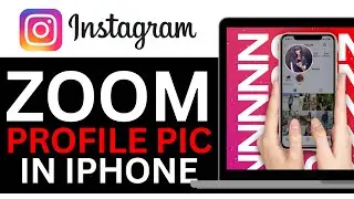 How To ZOOM INSTAGRAM PROFILE PIC IN IPHONE! | BEST NEW METHOD 2025!