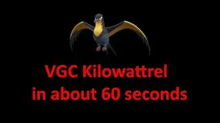 Kilowattrel Explained In About 60 Seconds // Scarlet and Violet VGC