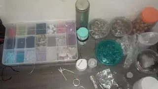 mostrando o meu kit de miçanga parte 1 **estou muito animada para mostrar para vocês
