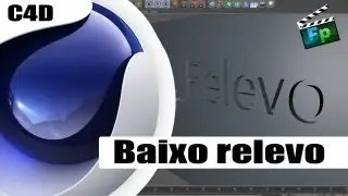 Boole - Baixo relevo  - Tutorial cinema 4D - Português - F.P