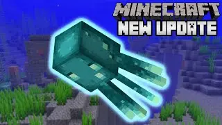 MINECRAFT NEW GLOW SQUID 1.17 SNAPSHOT 21W03A ! MINECRAFT NEW UPDATE (HINDI)