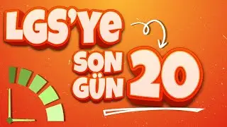 LGS'YE SON 20 GÜN! |  BUNLARI ÇÖZMEDEN SINAVA GİRMEYİN! 🔥
