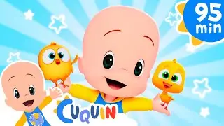 En la granja de Cuquín 🧑🏼‍🌾🐮 y más canciones infantiles para bebés con Cleo y Cuquín