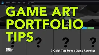 Game Art Portfolio Tips 2023