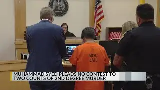 Muhammad Syed pleads no contest to two second degree murder charges