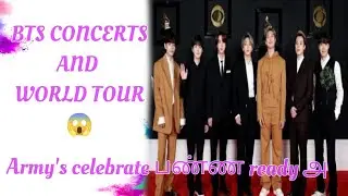 BTS Upcoming Concert and world tour Information.. 🤩😱💜