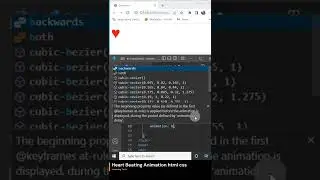 Heart Beating Animation In html css