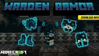Warden Armor addon for mcpe Version1.18🔥