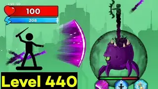 100 Heath vs Level 440 | Boss 440 | No armor challenge | The Archers 2