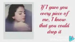 Selena gomez - VULNERABLE Lyrics