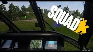 Squad Gameplay Ep. 21 - 🚁US Army UH-60 Blackhawk Helicopter Game