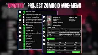 BEST *NEW* Project Zomboid: Mod Menu | INSANE Hack for Project Zomboid | Multiplayer Cheat