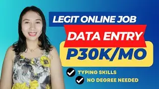 ONLINE JOBS DATA ENTRY PHP 30,000/MO | TYPING EASY PROCESS | Sincerely Cath