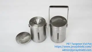 PET Tungsten Vial Pot