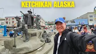 Ketchikan Alaska from the Carnival Spirit Cruise - Bear Watching, Salmon Run and More - Day 7