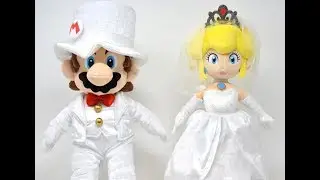 Super Mario Odyssey Wedding Couple Plushies | San-ei [ENG Sub]