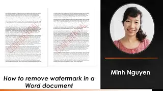 How to remove watermark in Word (2 easy methods)