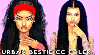 🤍Sims 4 CAS urban besties CC FOLDER | CC Folder & SIM DOWNLOAD