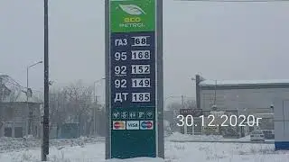 Цена на бензин в Казахстане, 2020 год