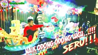 Seru!! odong odong lucu, lagu anak terpopuler, odong2 lampu cantik @Raziq udin