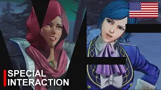 【KOF XV】NAJD vs ELISABETH ► Story Special Interaction English Mod